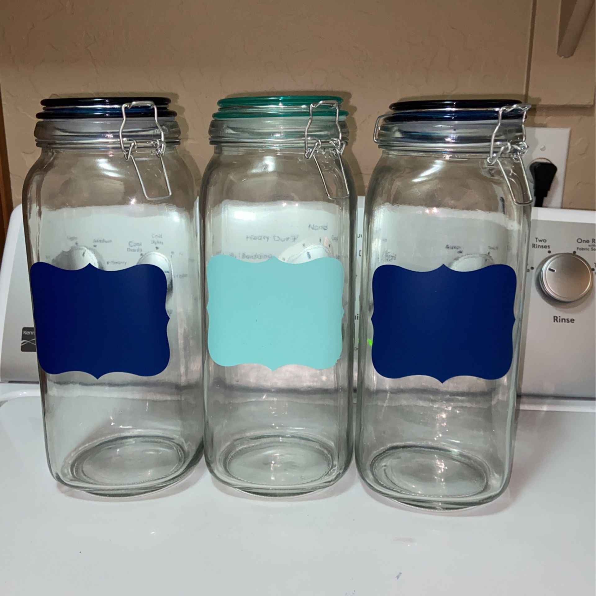 Canister Set W/ Chalk Label NEW $12.00 For All