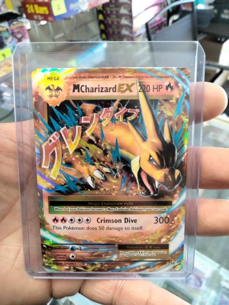 POKEMON MEGA CHARIZARD EX ULTRA RARE HOLO NEAR MINT CONDITION for Sale in  Phillips Ranch, CA - OfferUp
