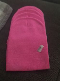 NEW Pink Knit Hats Thumbnail