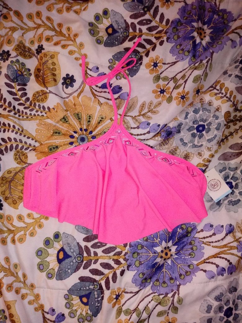 NEW**Coral Bikiny Top