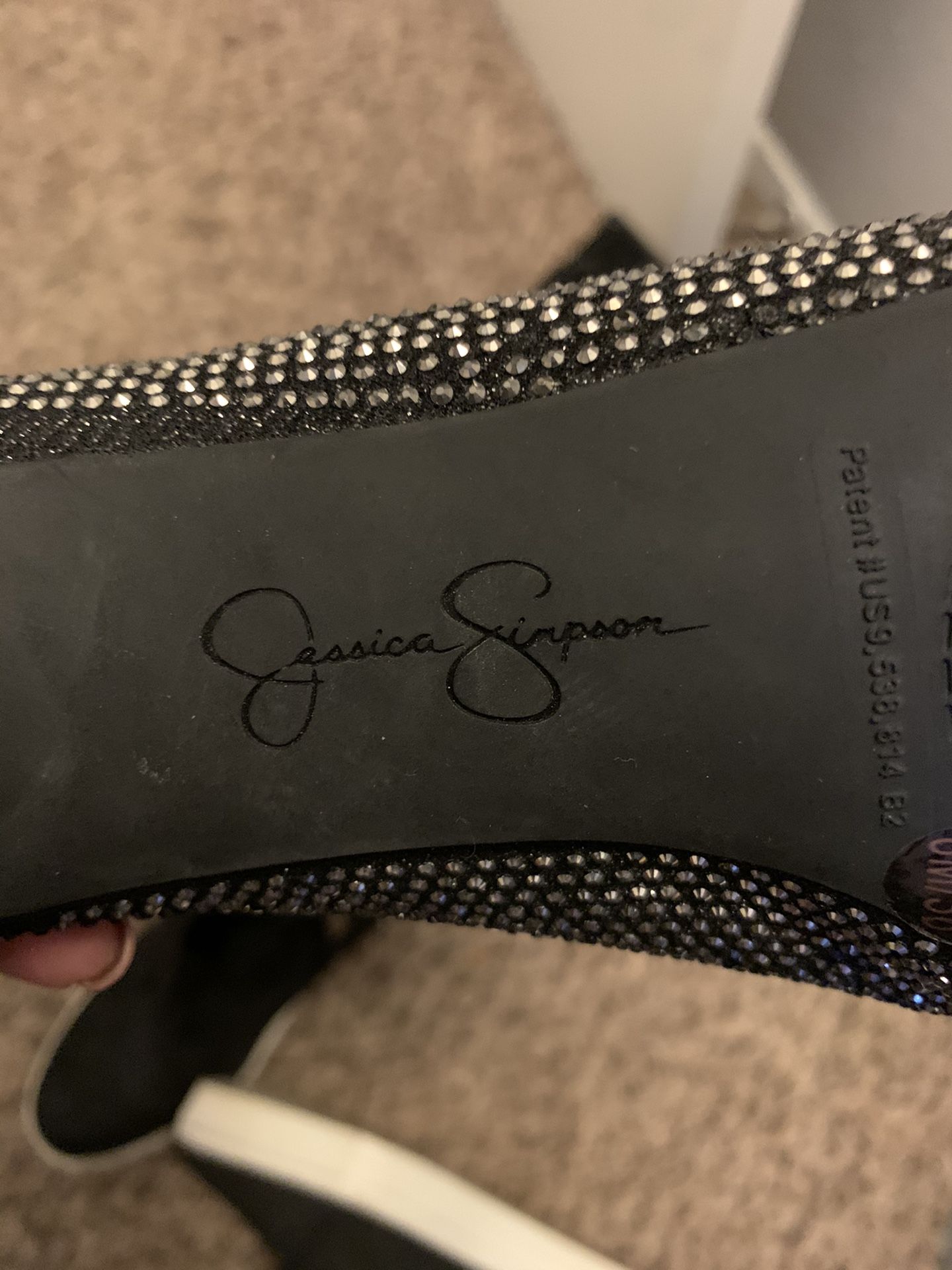 Jessica Simpson Rinstone Stiletto Booties