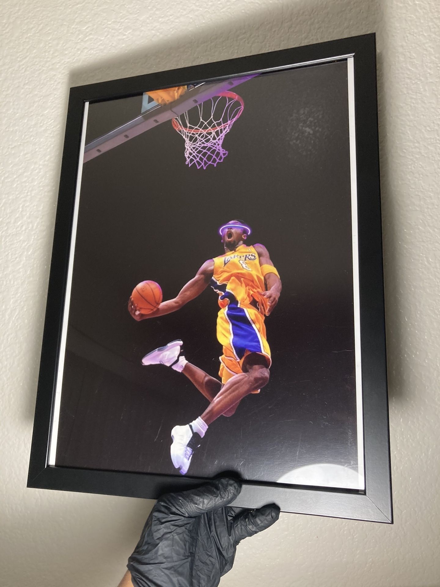 Kobe Dunk Lakers Basketball Custom Print