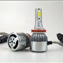 Bright Clear White LED bulbs For Different Type Of Vehicles. Built In Fans On Each Light Bulb. Thumbnail