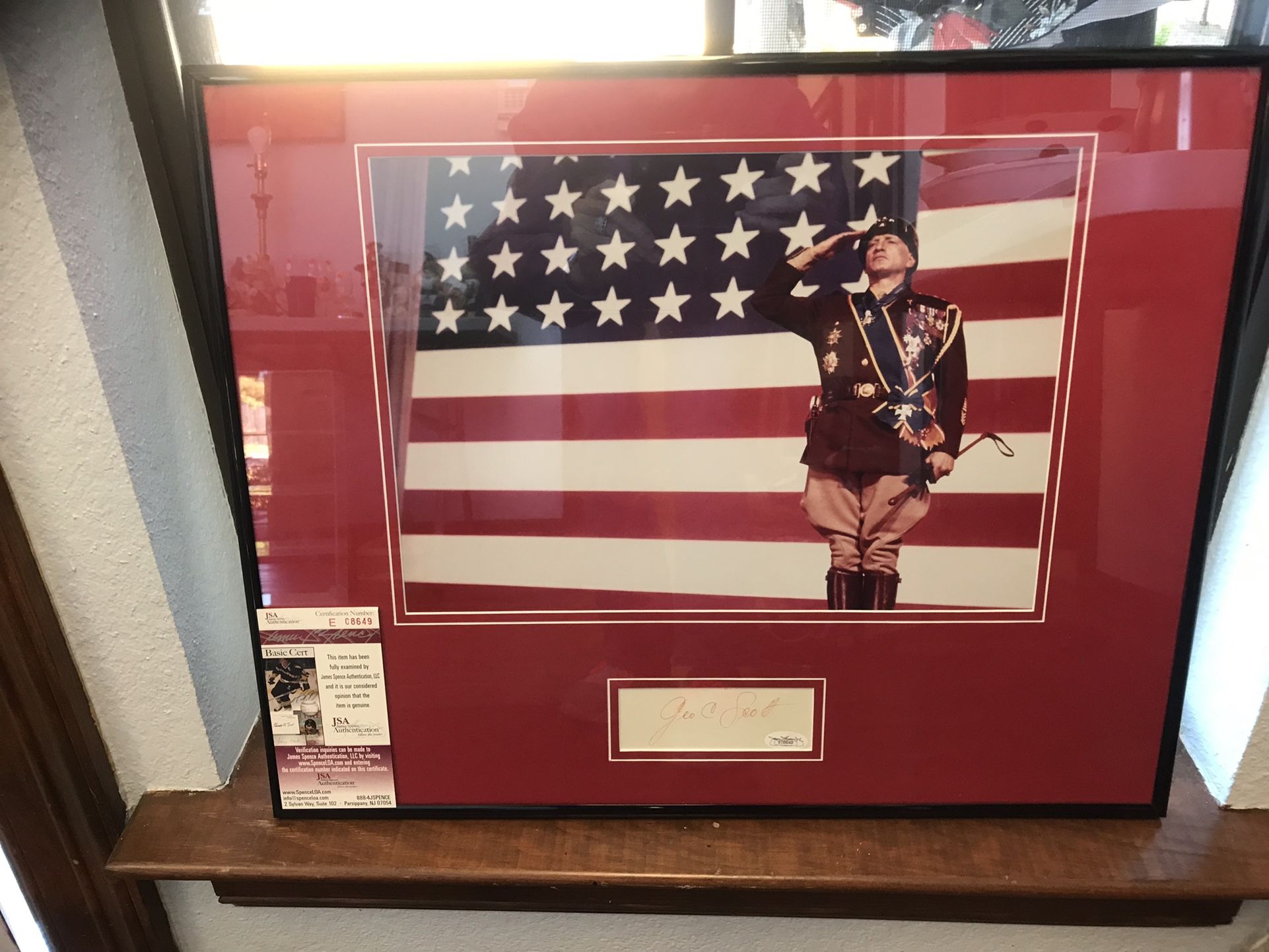 Patton Photo Signed By George C Scott