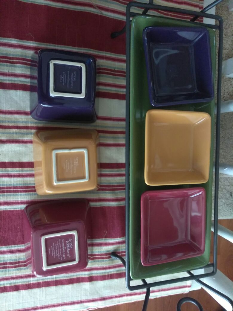 Pampered chef square serving