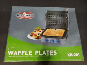 Set Waffle Plates. Kitchen Maestro Thumbnail