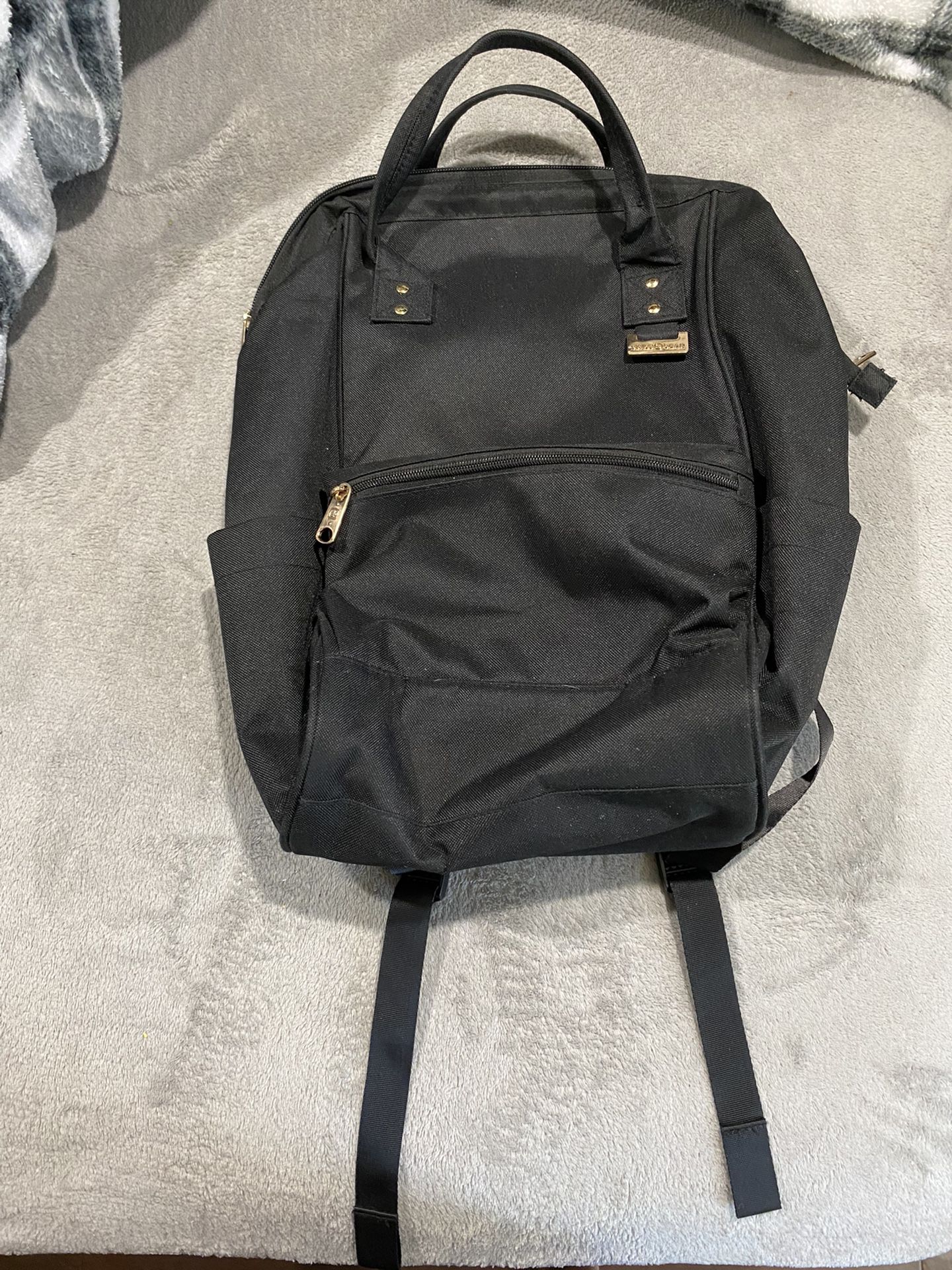 Black Swiss Laptop Backpack