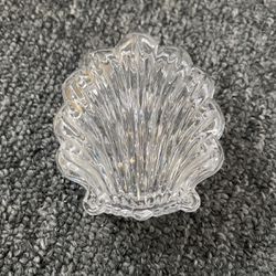 vintage Seashell Glass Trinket/Jewelry Holder Thumbnail