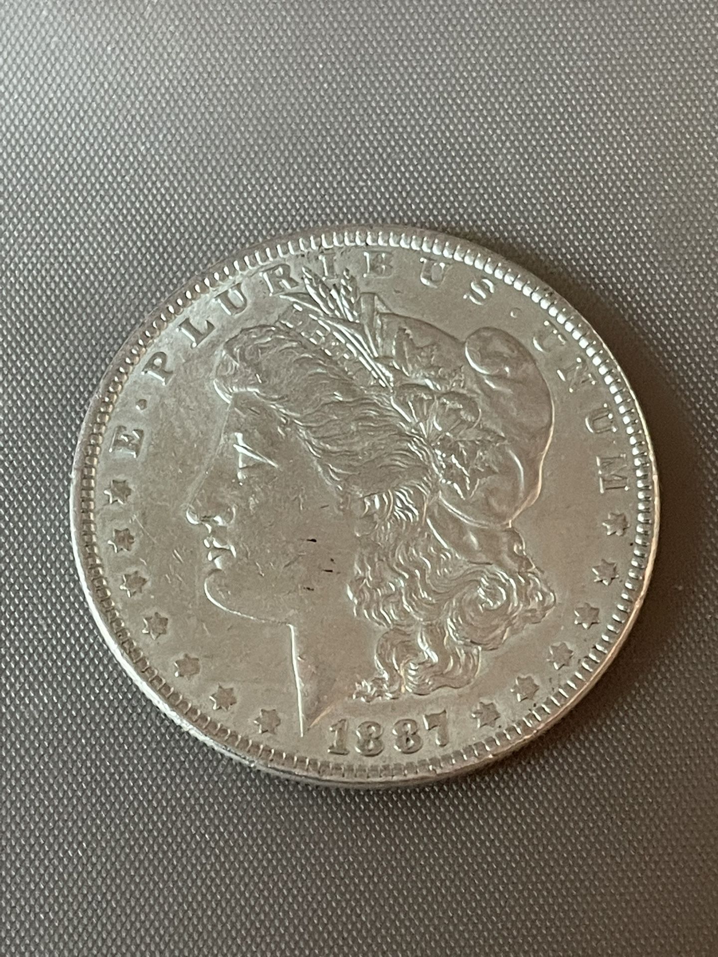 1887 Morgan Silver Dollar