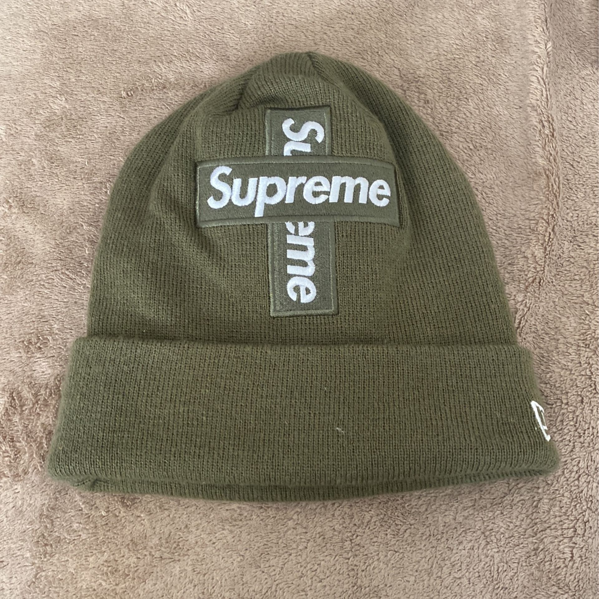 Supreme beanie Forrest green