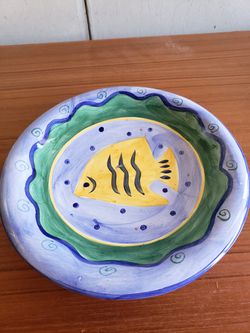Pfaltzgraff dish - painted Thumbnail