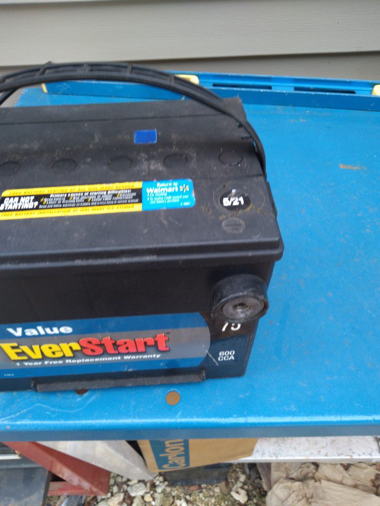 Everstart 600 Cca Side Post Battery 5/21