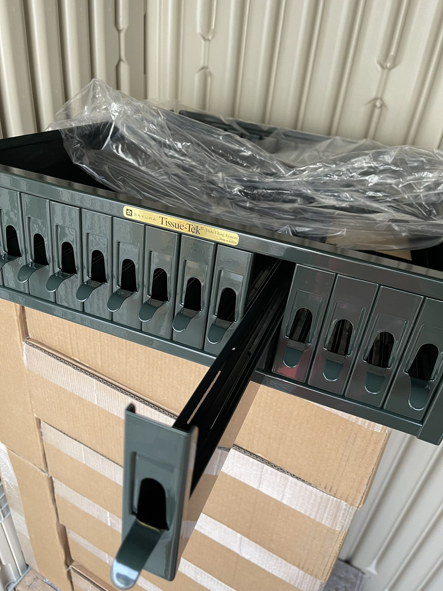 Brand New Tissue-Tek Lab Aid Filing Cabinet System
