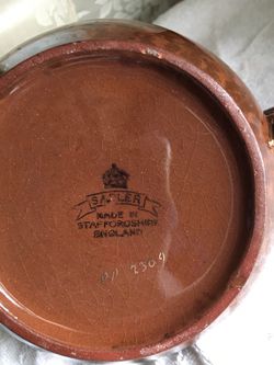 Vintage Sadler Staffordshire Teapot Kettle  Thumbnail