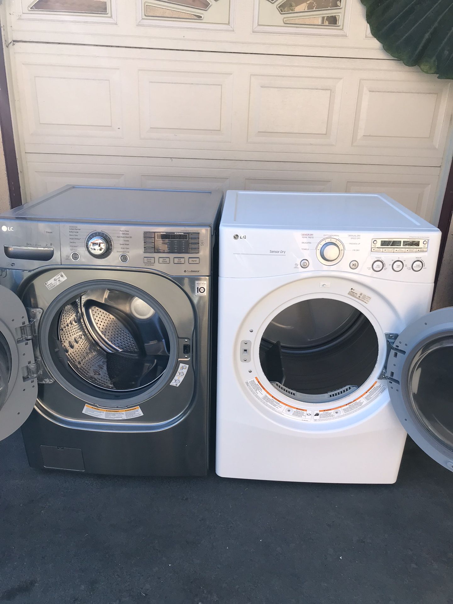 washer and gas dryer 