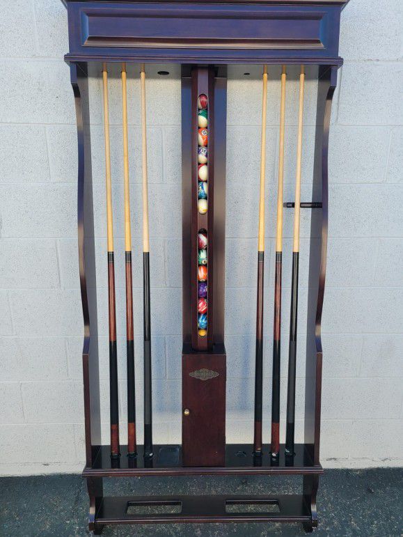 Pool Table Cue Rack Brunswick Free Delivery 