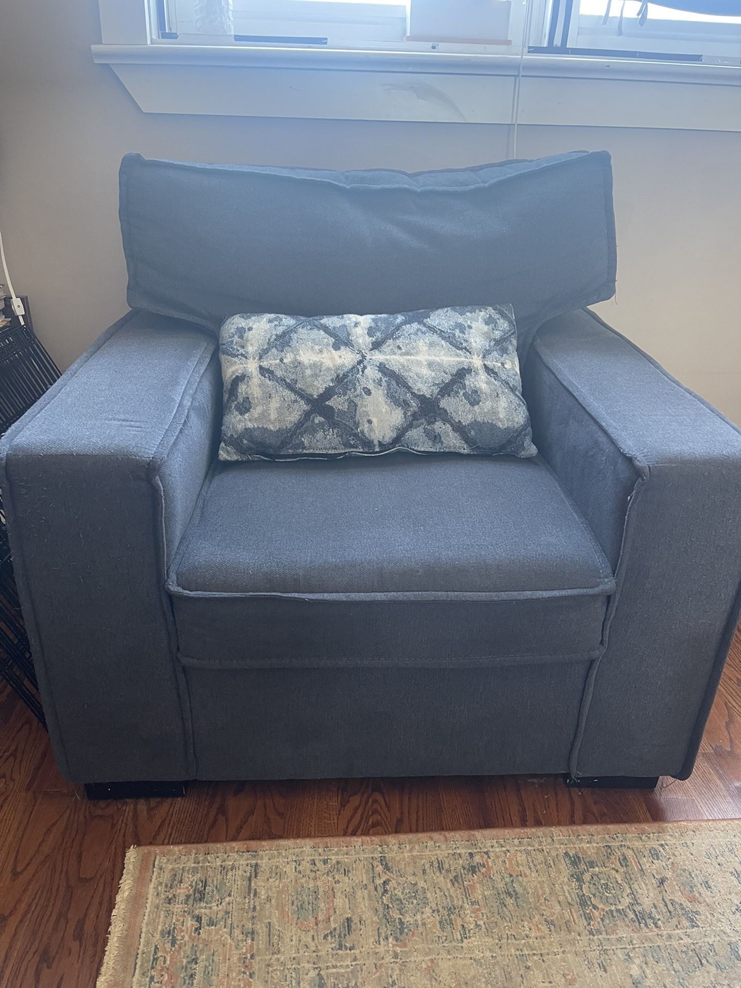 Sectional And Arm Chair Set