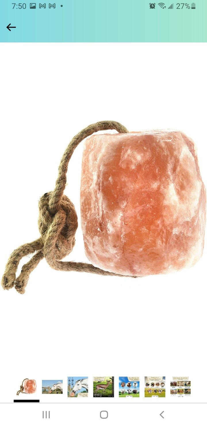 Pink Salt 6-8 Lb Block For Farm animals