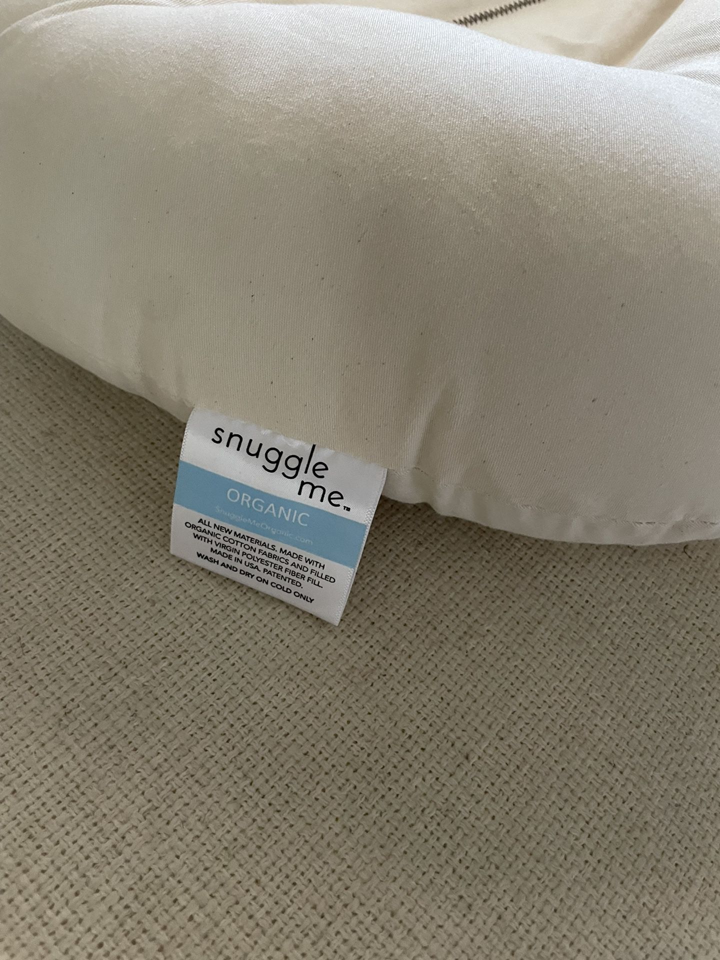 Snuggle Me Organic Pillow  With Cover 