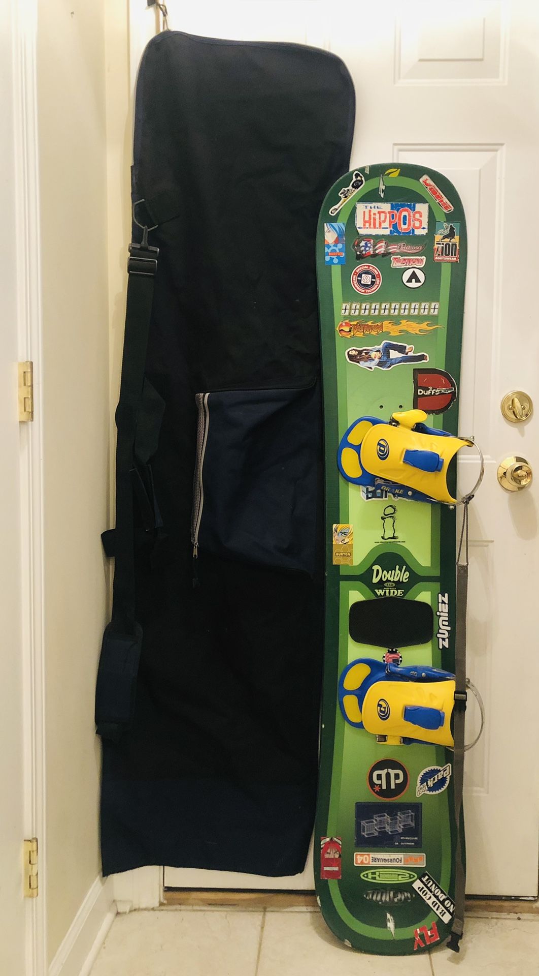 K2 Double Wide 160 Snowboard & Bag - will remove stickers upon request