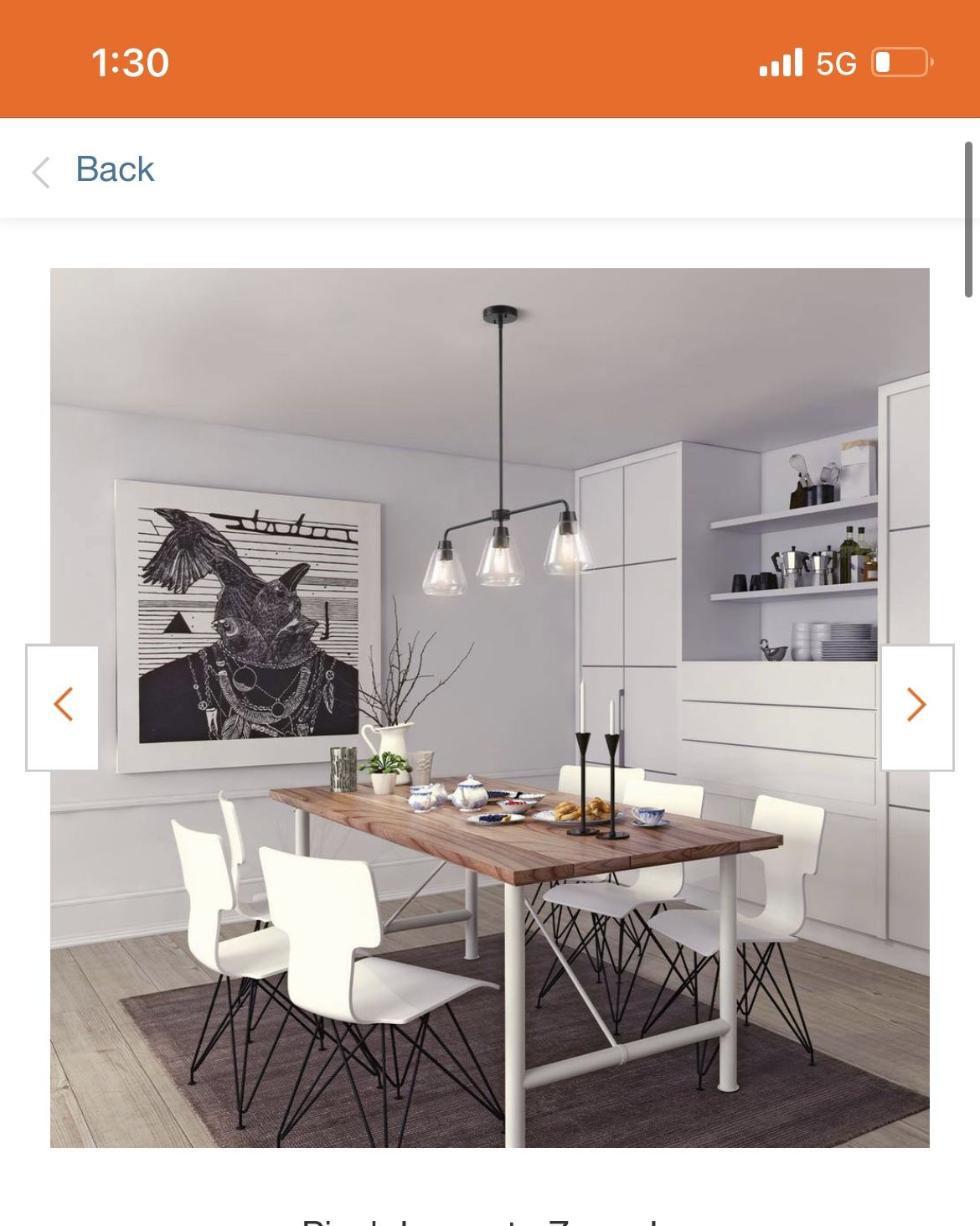 3 Light Chandelier