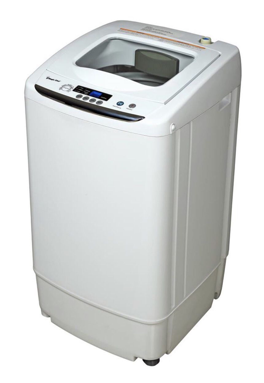 Magic Chef 0.9 cu ft Compact Top-Load Washer in White