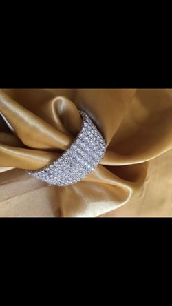 Wristband Wide Bracelet Dazzling For Wedding Occasion , $9 Thumbnail