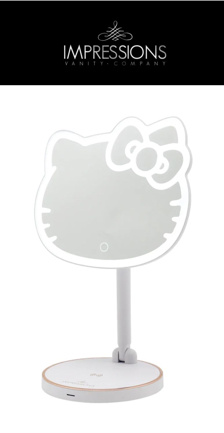 HELLO KITTY LED RECHARGEABLE MAKEUP MIRROR