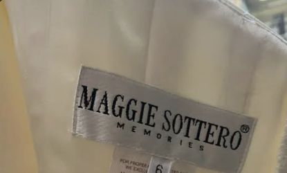 Maggie Sottero Blush Strapless Gown Size 6 Thumbnail