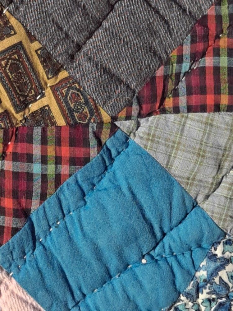 Genuine Antique Hand Stitched Quilt