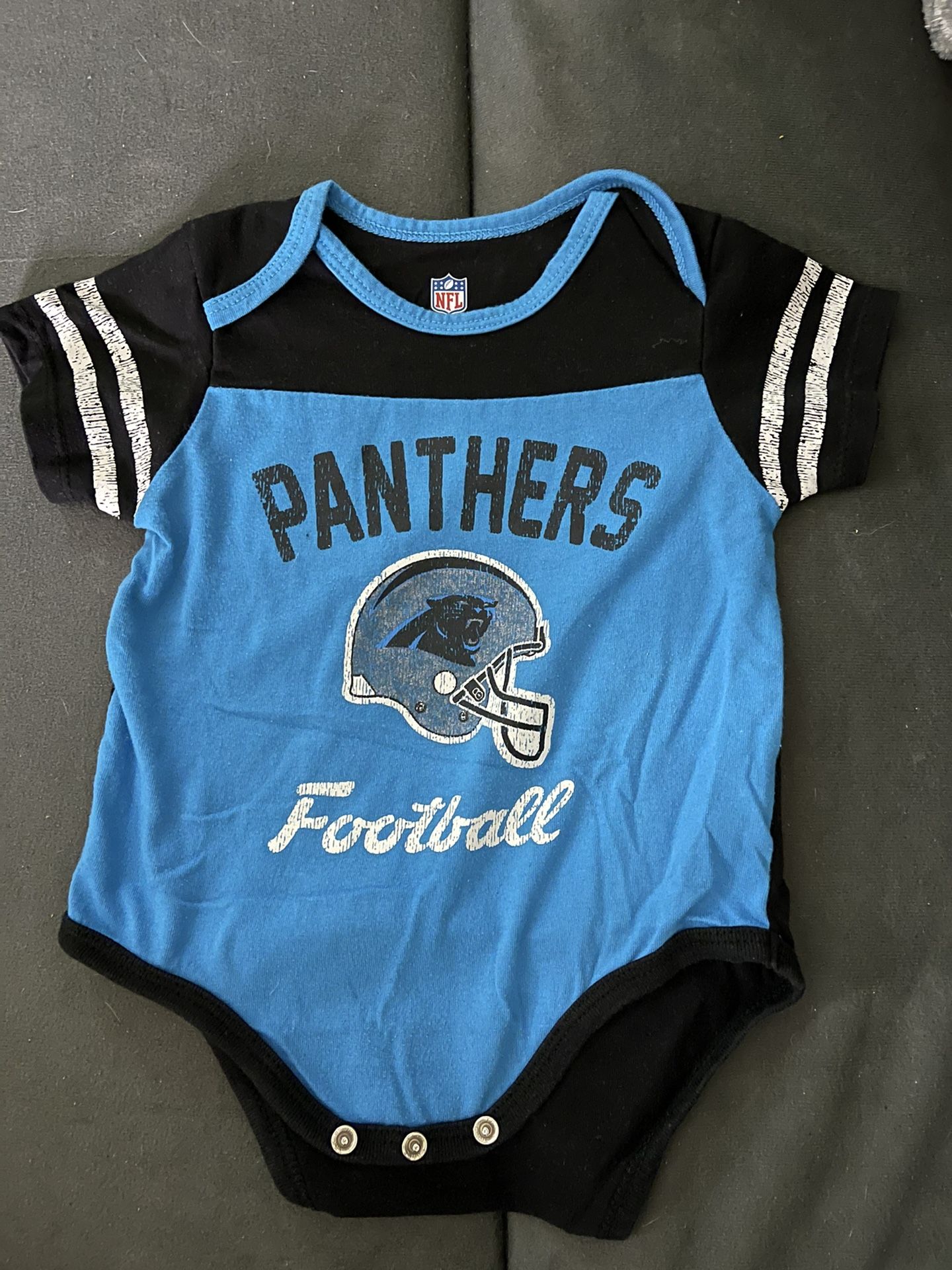 Carolina Panthers Onesies 12mo