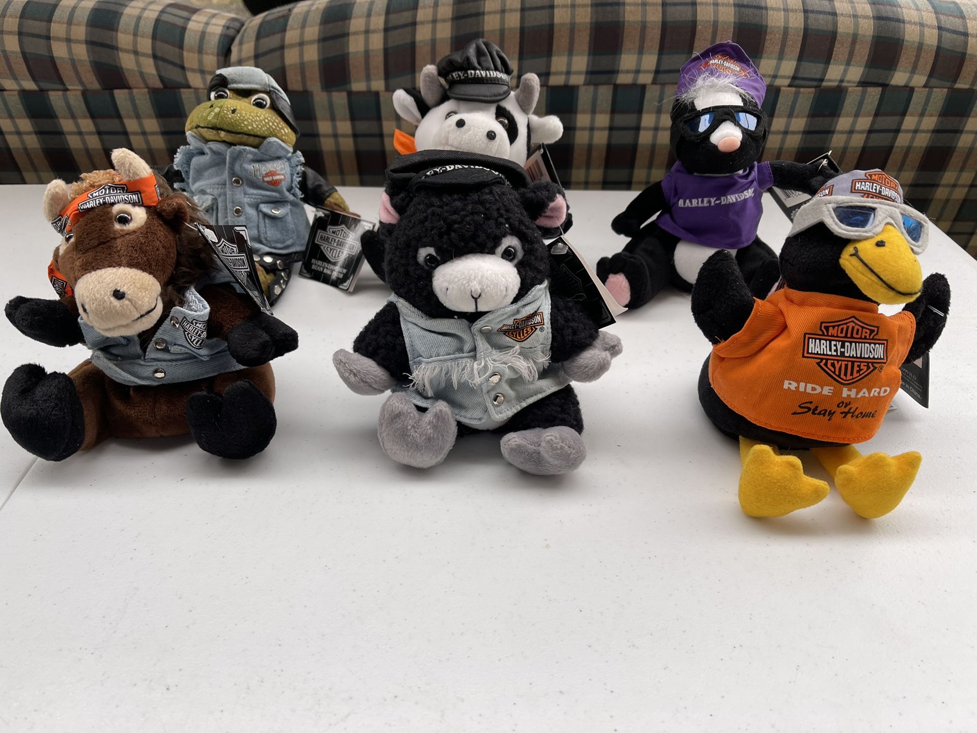 Harley Davidson Plush Beanie Babies