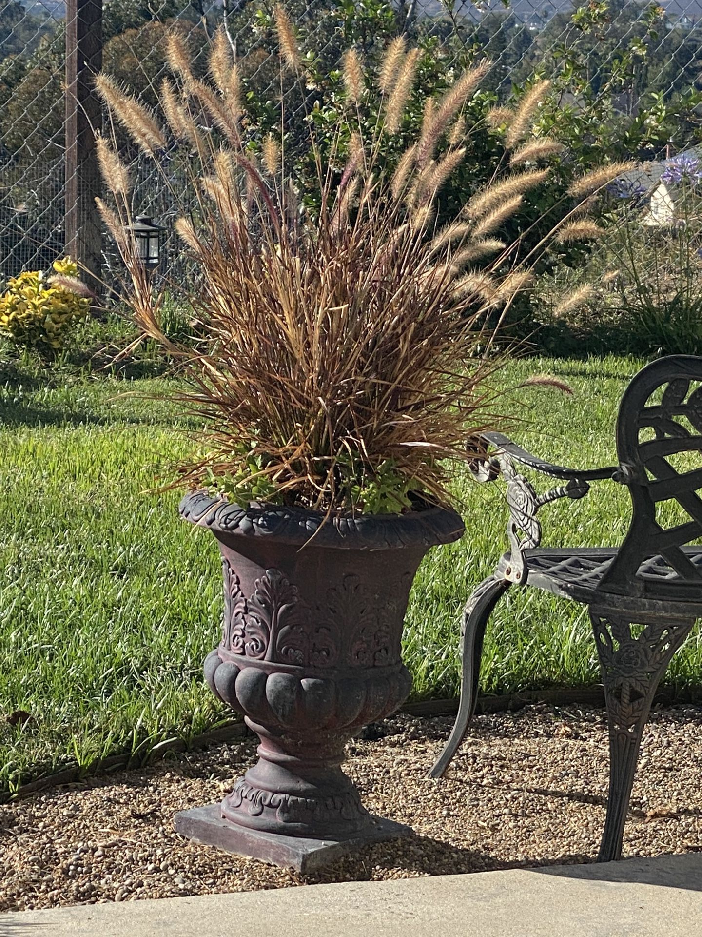 Tuscan Urn Planters - Set Of 2 $150.00  Moving sale