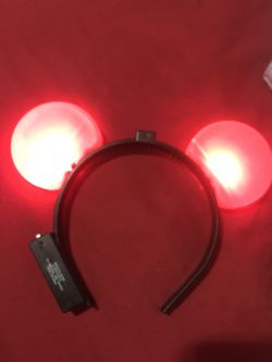 Mickey mouse ears with led lights Thumbnail