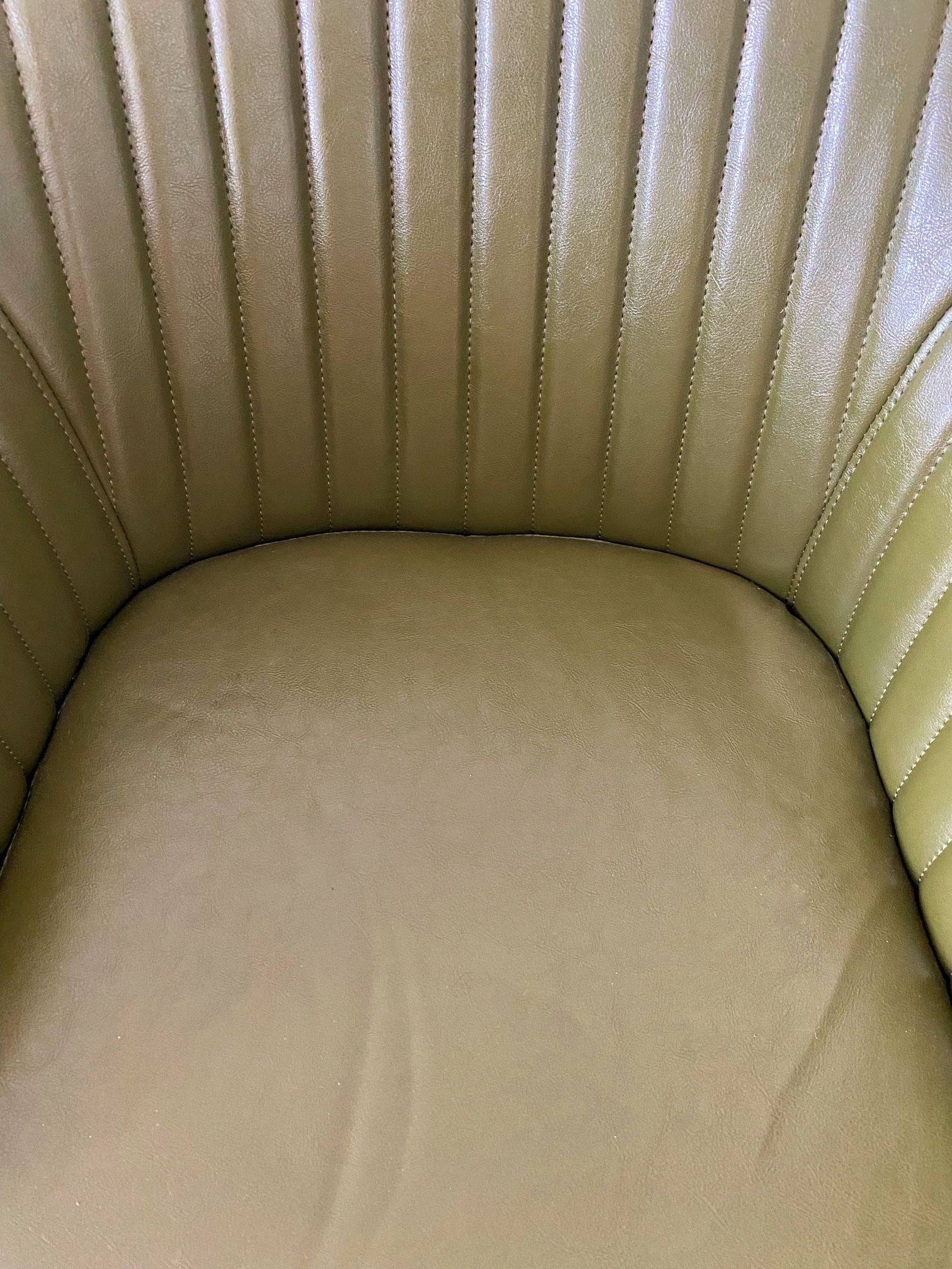 BRAND NEW mid-century green modern office chair W/ Free Linen Pillow