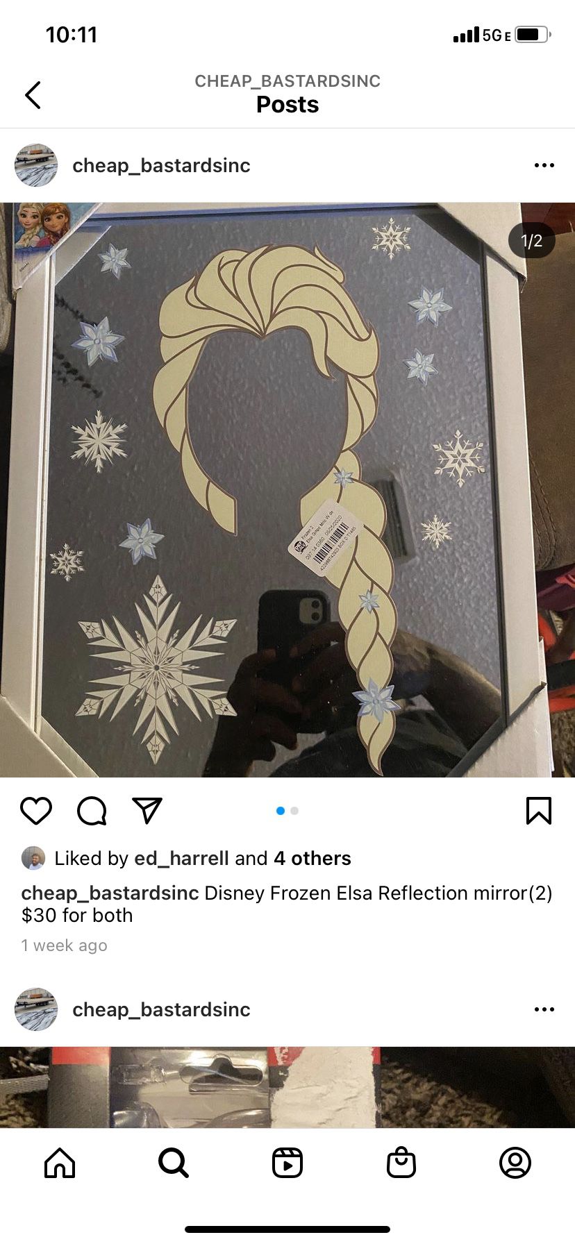 Disney Elsa Reflection Mirrors