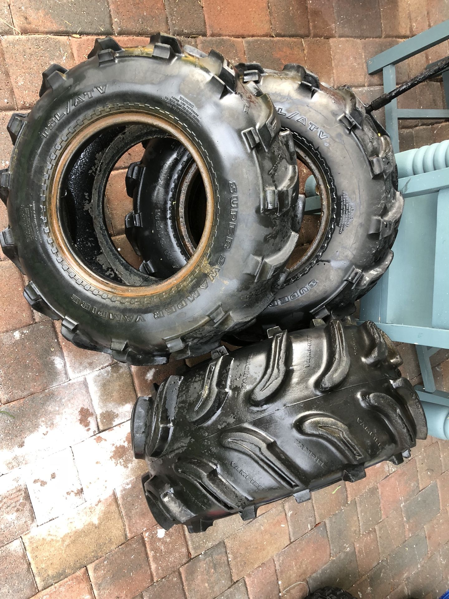 Interco Super Swamper Vampire 27x10x12 and 27x12x12 ATV tires for Sale