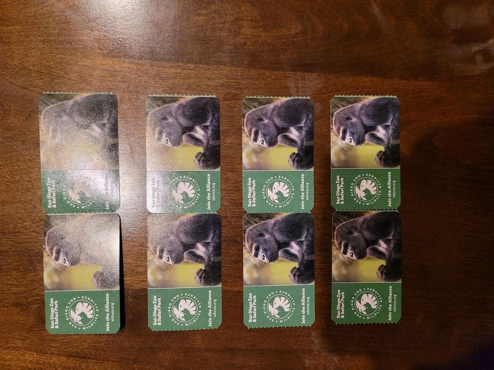 San Diego Zoo/Safari Park Tickets For Sale (8)