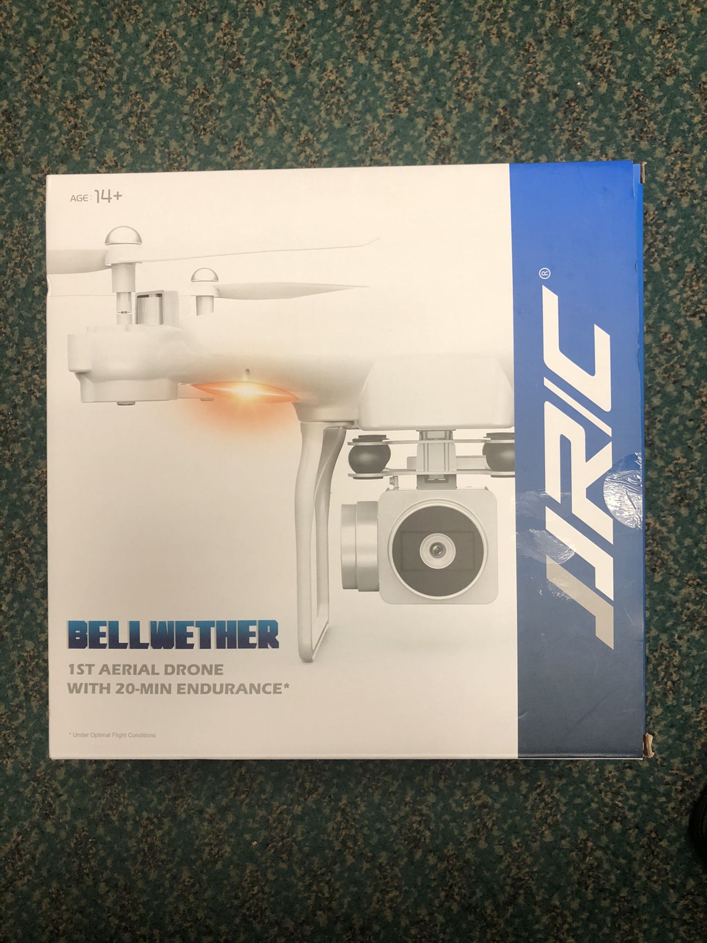 Drone, Electronics JJRC H68 Bellwether 1st Aerial Drone With 20-Min Endurance in Box OPEN