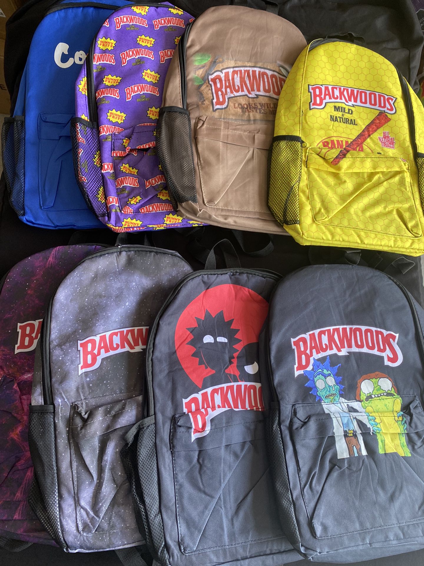 Rick And Morty Backwoods Backpacks 