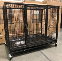 ✨ NEW ✨ Heavy Duty Stackable Dog 🐶🐕 Kennels With Removable Tray 🔥⚡✨🔥⚡✨🔥⚡✨🐕🐶🐺🦮🐕‍🦺🐩 Thumbnail