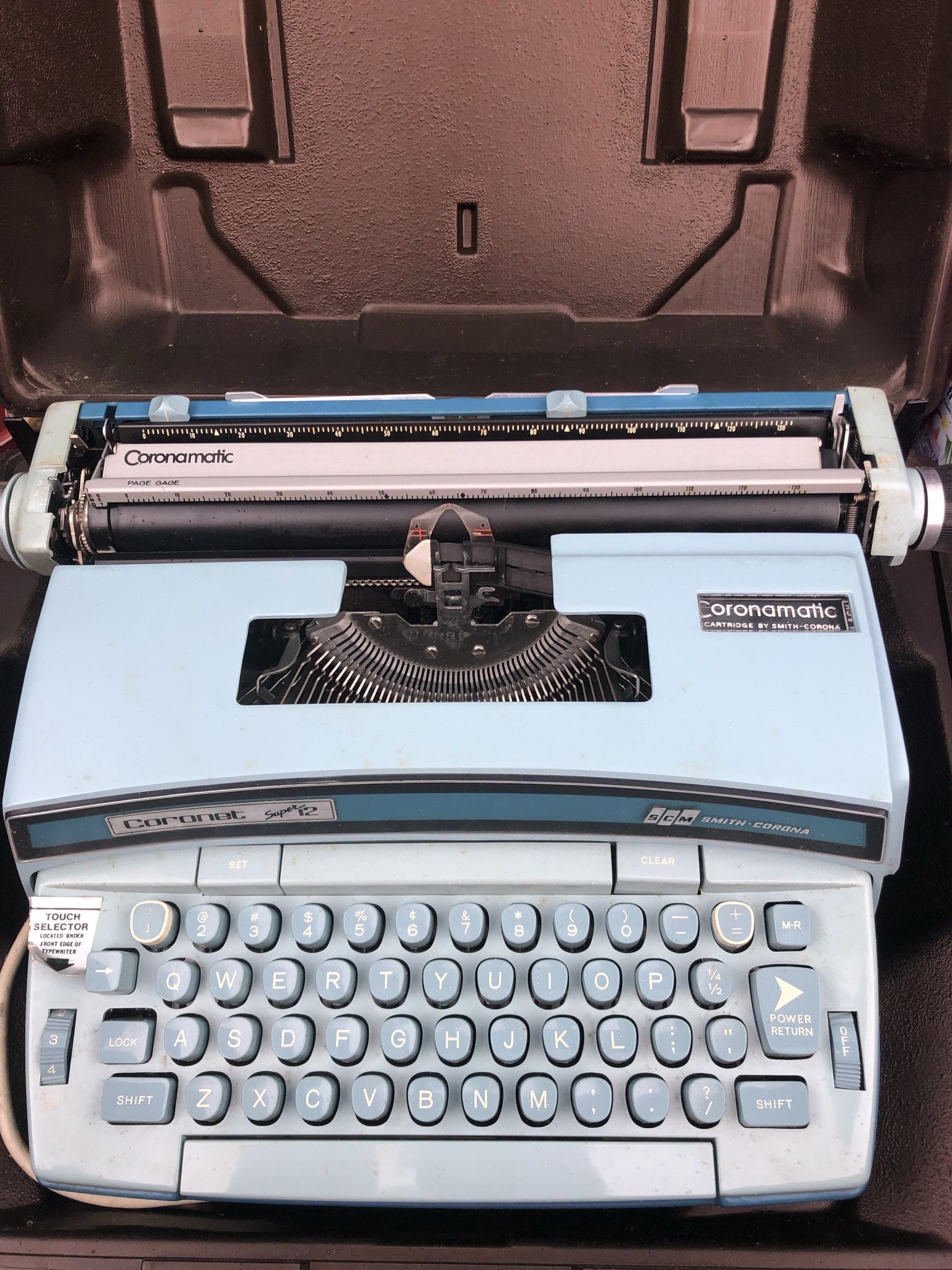 Smith Corona typewriter