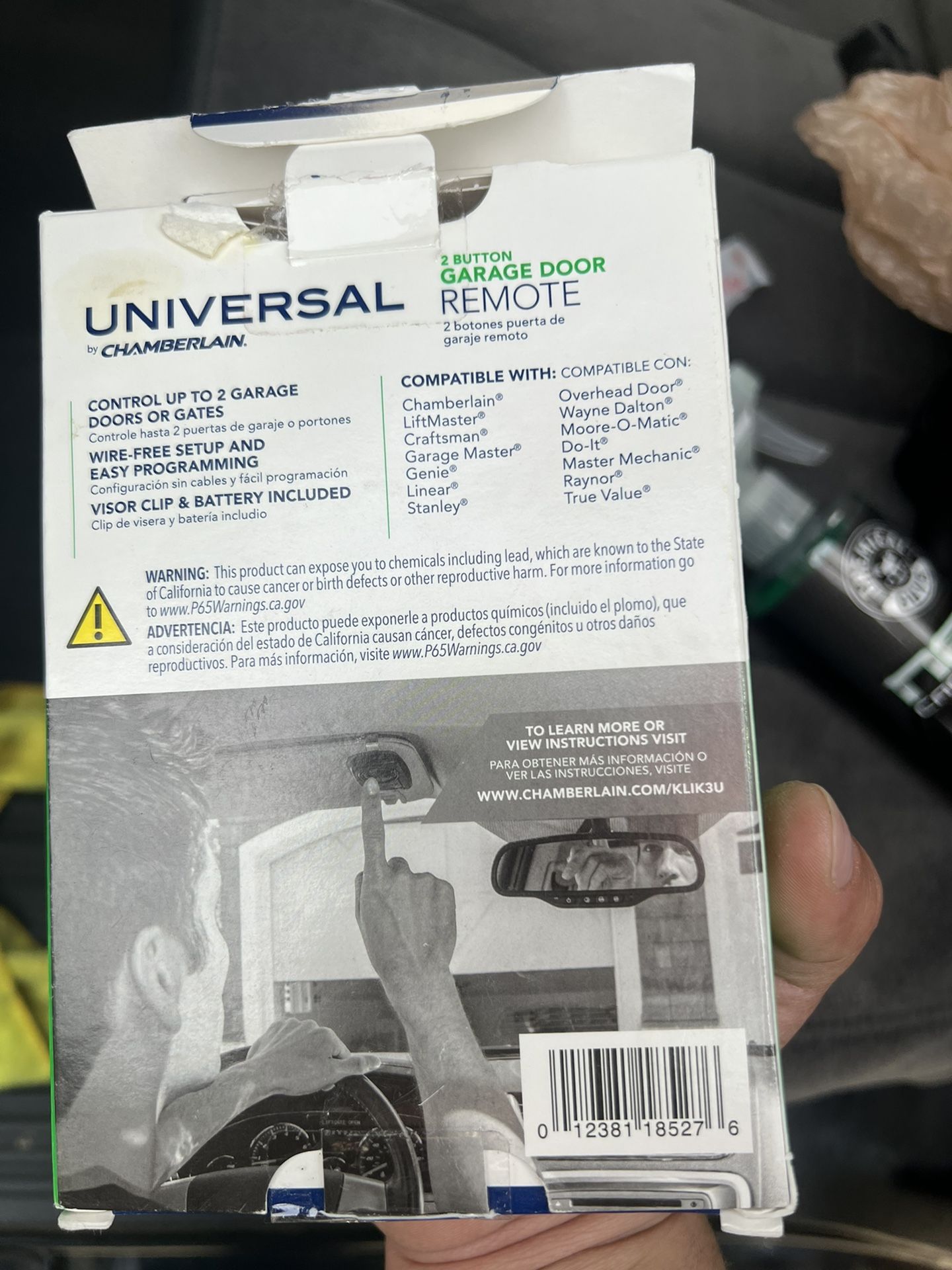 Universal Garage Door Remote