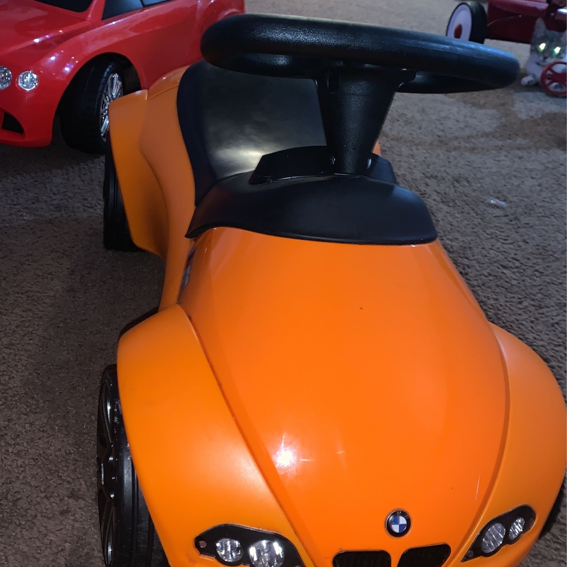 BMW Toddler Car, Bicycle And Litte Red Car