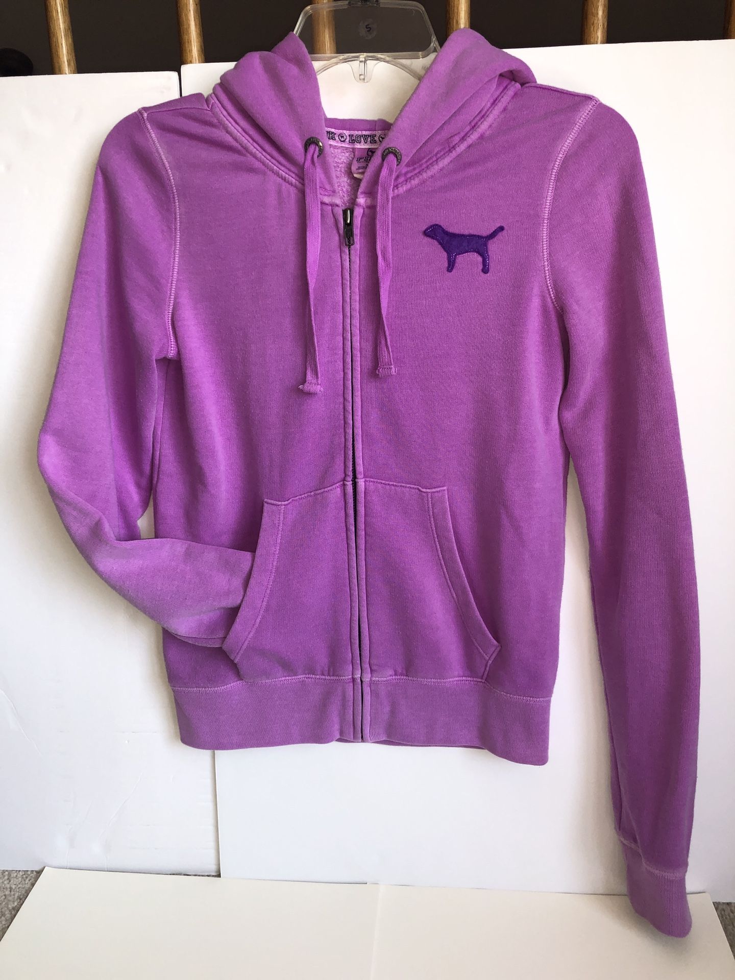 Victoria’s Secret Pink Zip Up Hoodie With Pockets