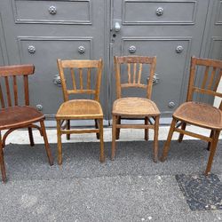 4 French Style Bistro Chairs Thumbnail