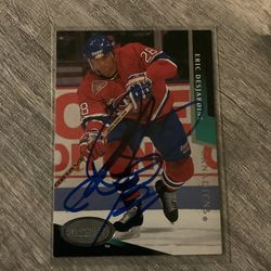 Eric Desjardins Canadians Signed Card Thumbnail
