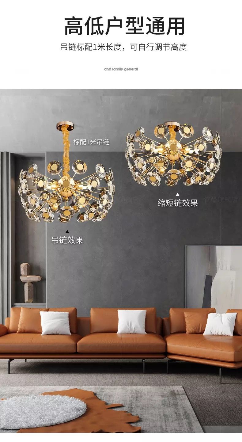 Luxury Crystal LED Chandelier