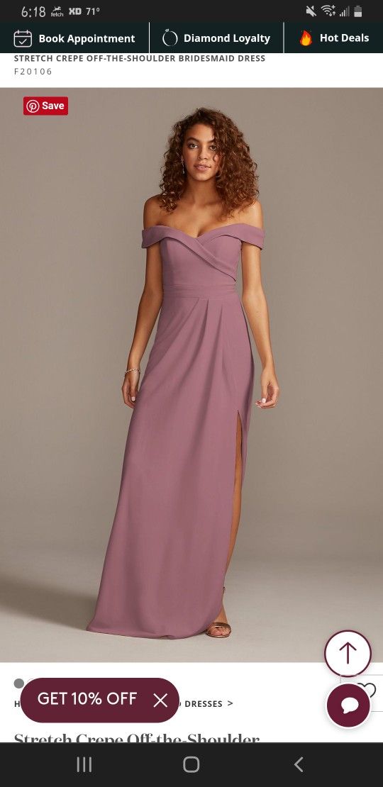 Bridesmaid Dress Never Been Worn