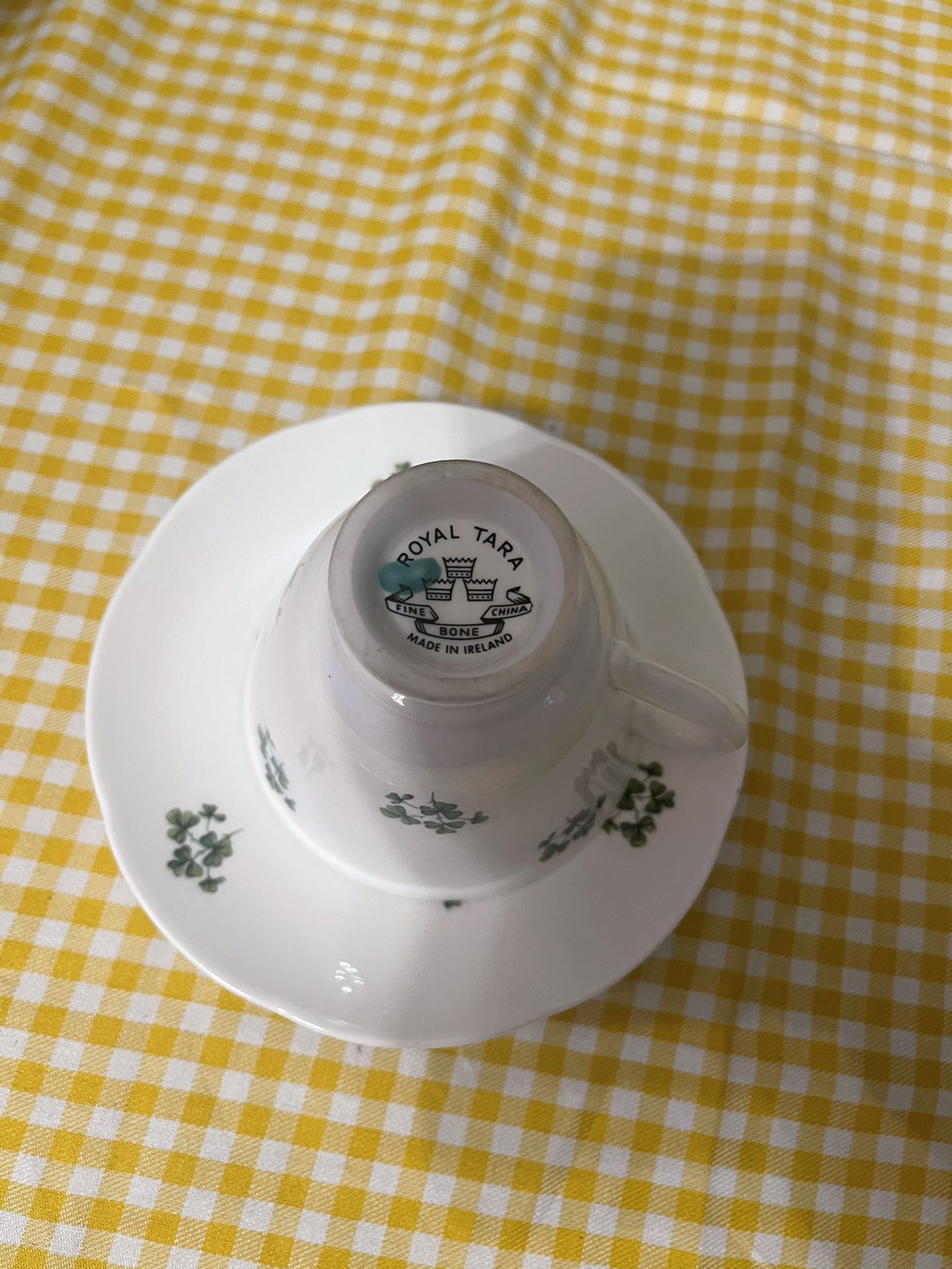 Royal Tara Clover Tea Cup + Saucer